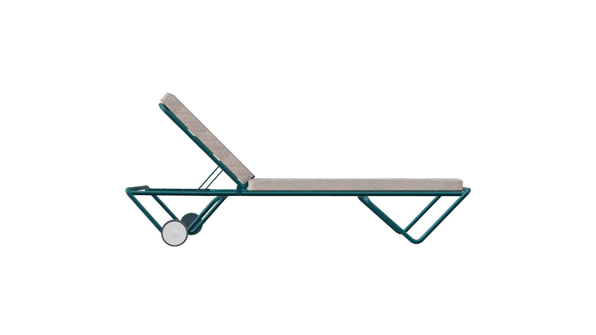 Алюминиевая откидная Садовая кровать с колесами iSimar Barceloneta ARCH-00086631 - Вид №19