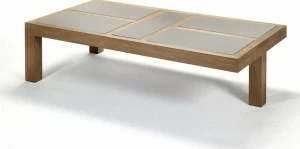 Royal Botania Низкий прямоугольный садовый столик из керамики Nara