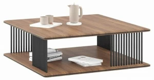 Ersa Низкий деревянный журнальный столик с журнальной полкой