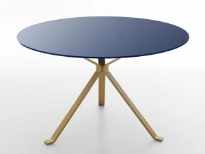 Manerba Круглый стеклянный стол Reflection F22 / fm22 / fm23