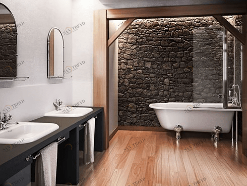 Ванна акриловая Hampton правосторонняя с ножками L3C Hampton Burlington E14, L3C