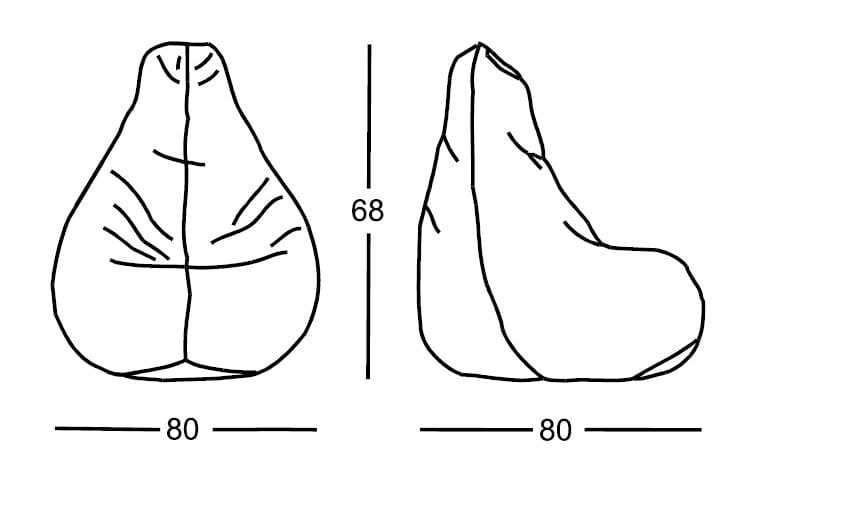 Кресло-мешок In Stock ZANOTTA - SACCO VIP 27527 ARCH-00143017 - Вид №9
