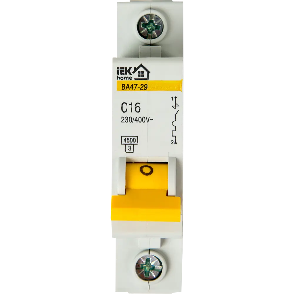Автоматический выключатель IEK Home ВА47-29 для защиты электросетей 18072272 STLM-0009392 - Вид №1