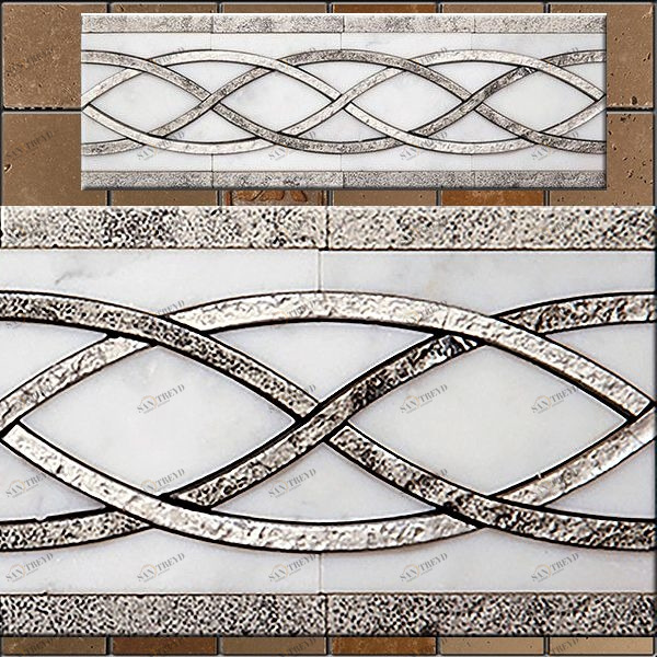 БОРДЮР ИЗ МРАМОРА EP-2 SKALINI ORNAMENTAL EP2