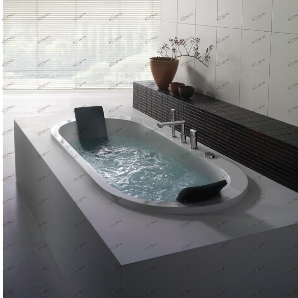 Ванна встраиваемая с гидромассажем Yuma 180 см Karolitalia BLUBLEUYUMABLUTWO180