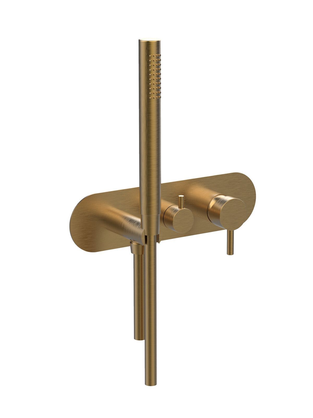 3 отверстия утопленный однорычажный смеситель для душа Rubinetterie Frattini Pepe XL ARCH-00143936 - Вид №4