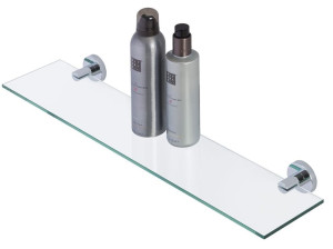 Стеклянная полка для ванной