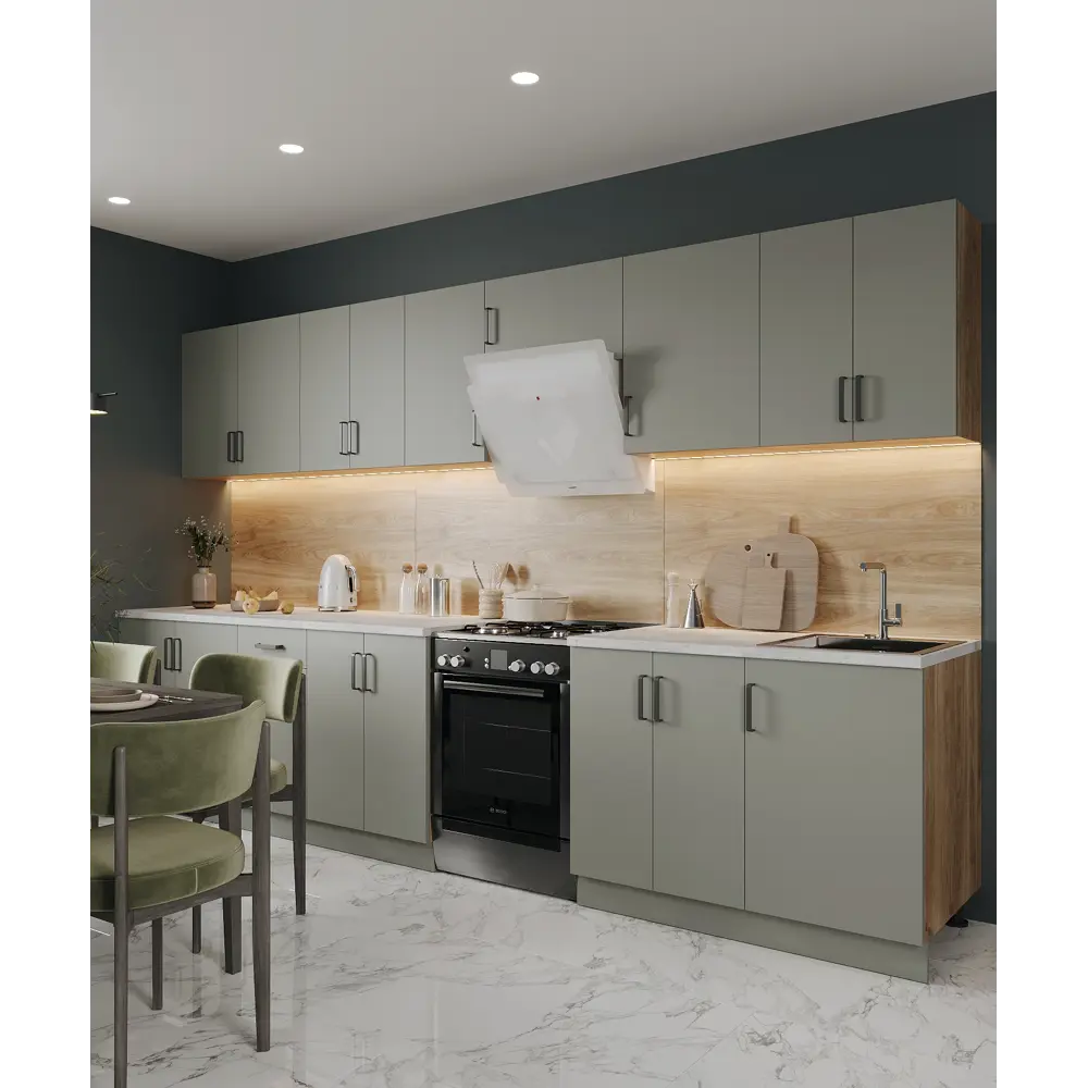 Фасад для кухонного ящика Нарбус 59.7x7.3 см Konsensa цвет серый Santreyd STLM-2107618 - Вид №6