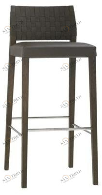 Andreu World Высокий табурет со встроенной подушкой и спинкой Valeria Bq7515- bq7524