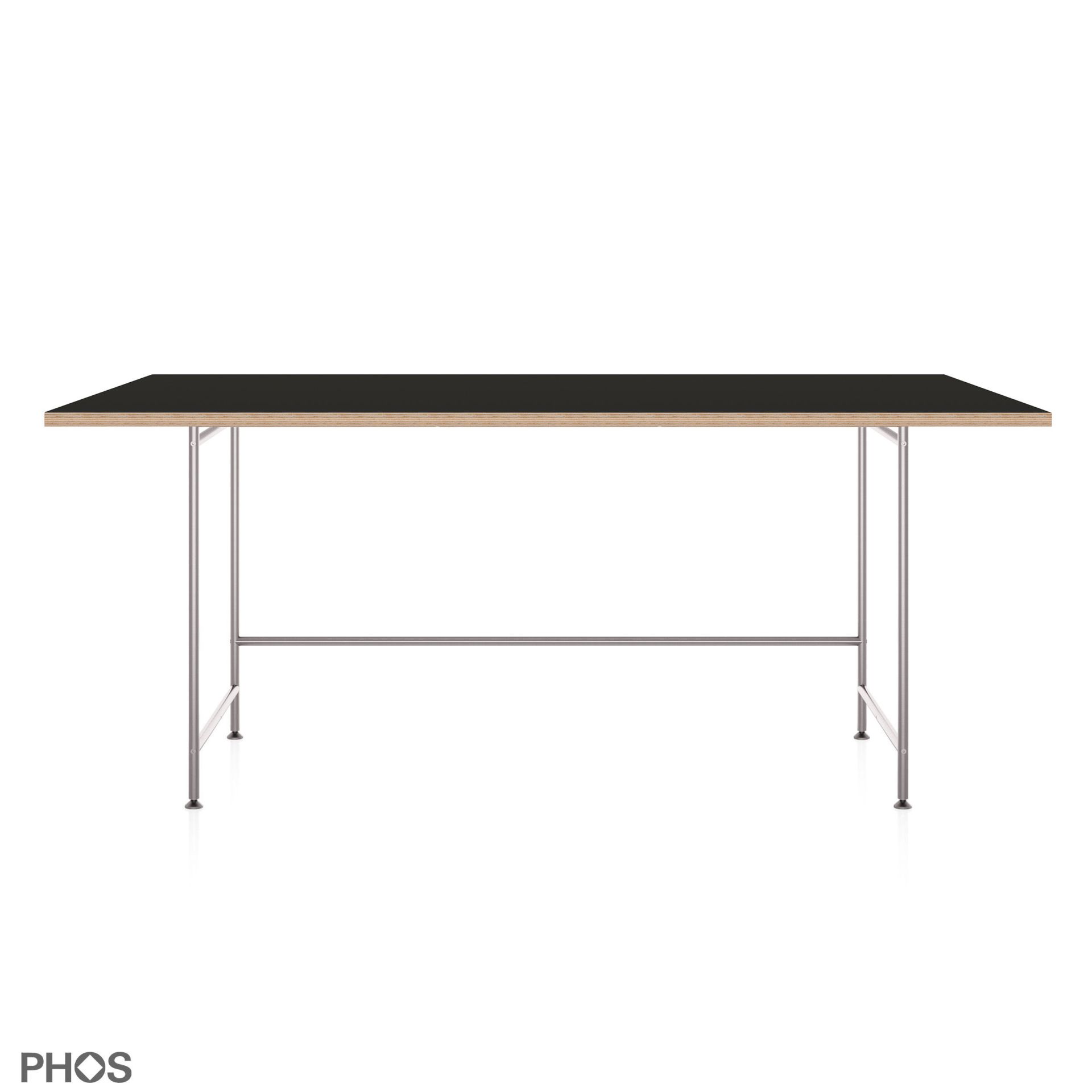 KATI-S1-180x90-MS Карлсруэ стол - письменный стол - черный - 180 х 90 х 75 см. PHOS  - Вид №9