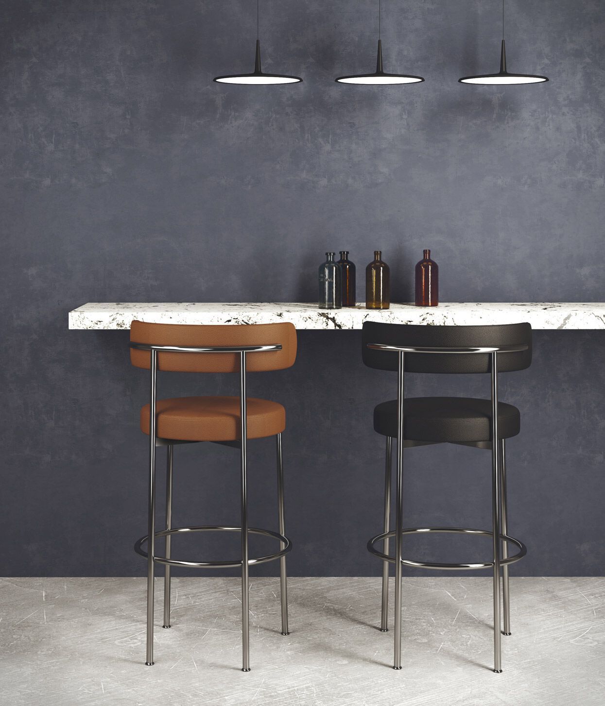 Тканевый мягкий стул с подставкой для ног JOB’S Giotto ARCH-00121984 - Вид №5