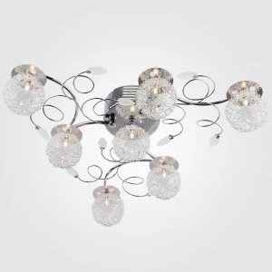 Потолочная люстра Eurosvet 4830/7 хром/синий+красный+фиолетовый EUROSVET ДИЗАЙНЕРСКИЕ 182493 Хром