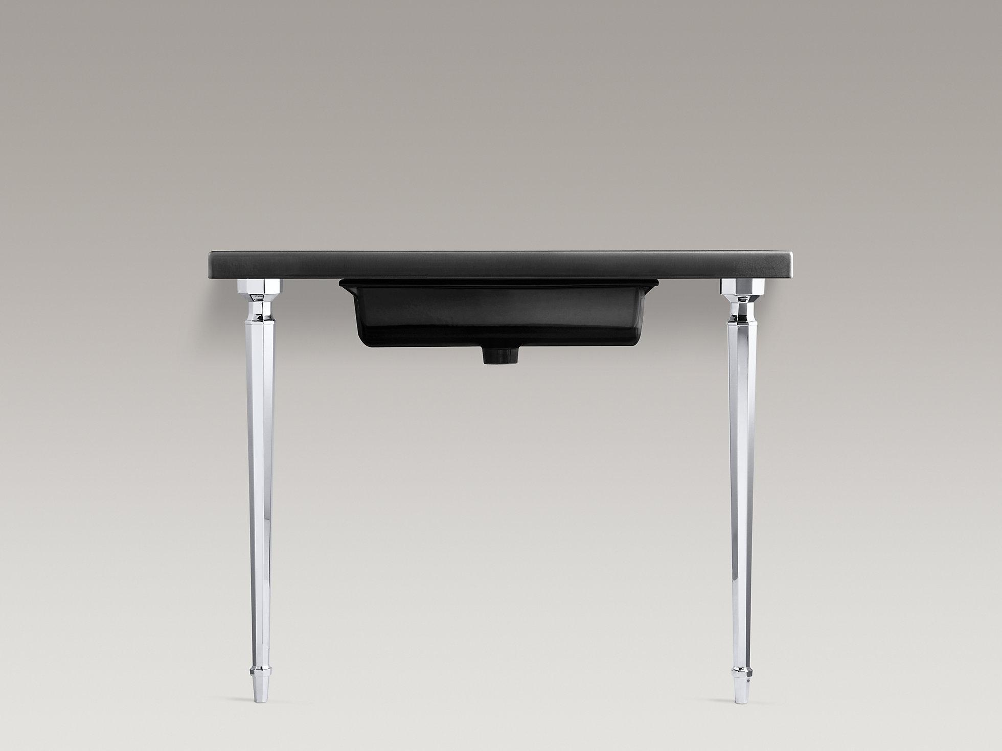 KOHLER Kathryn Восьмиугольные конические ножки стола из латуни K-6839-CP  - Вид №11