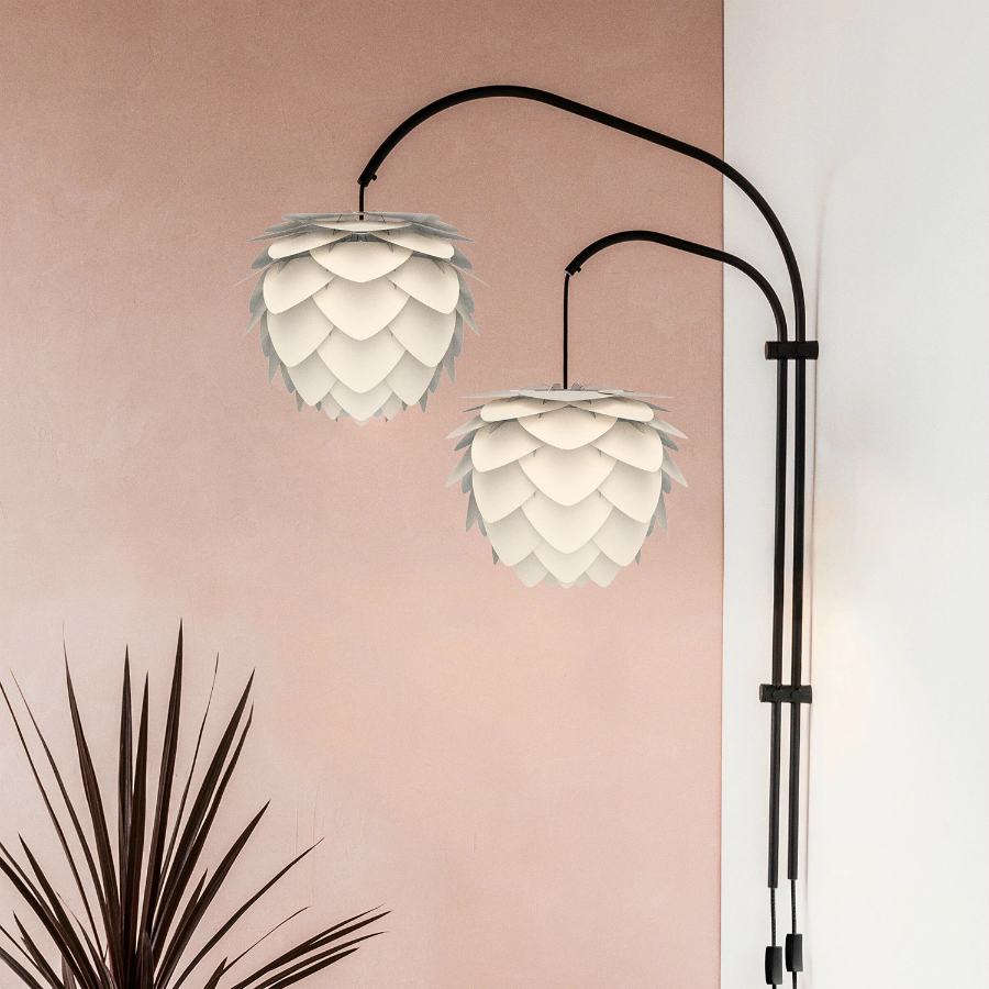 Кронштейн настенный double black (Д-77,7, В-123 см) D1,5 текстильный провод с вилкой UMAGE 4131 - Вид №1