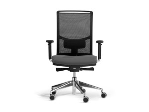 Вращающееся офисное кресло с колесами с подлокотниками