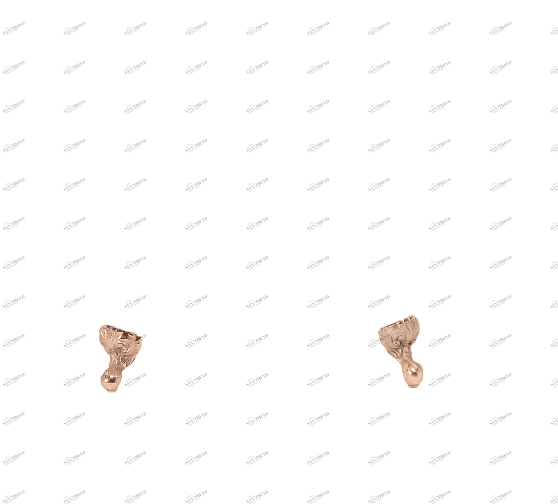 Gentry Home Bexley Cast iron bathtubs with feet Ball & claw розовое золото GH102299 