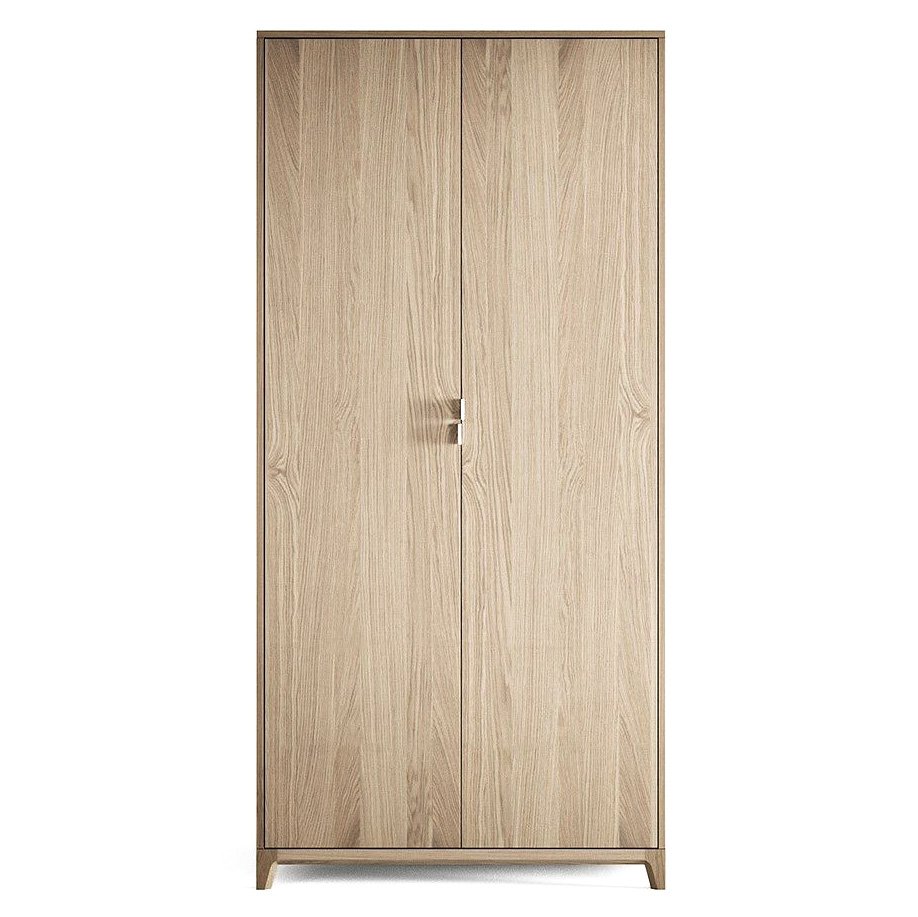 Шкаф распашной двухдверный осветленный дуб Case №3 THE IDEA  210415 Дуб сонома;бежевый  - Вид №4