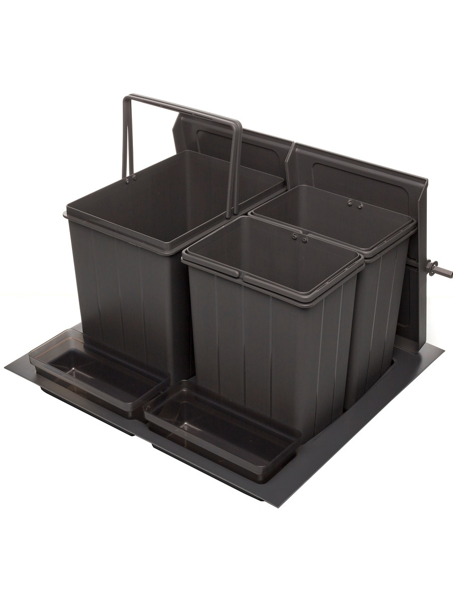 Система сортировки мусора Omega Top 600/31/3 Anthracite NAVAKO 10315 - Вид №1