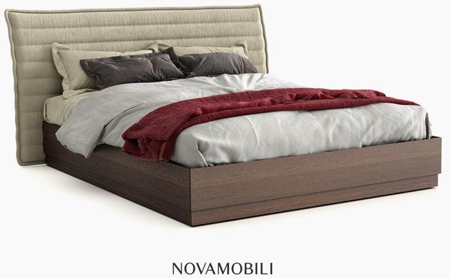 Novamobili Двуспальная кровать с мягким изголовьем sun-id-1432070 - Вид №7