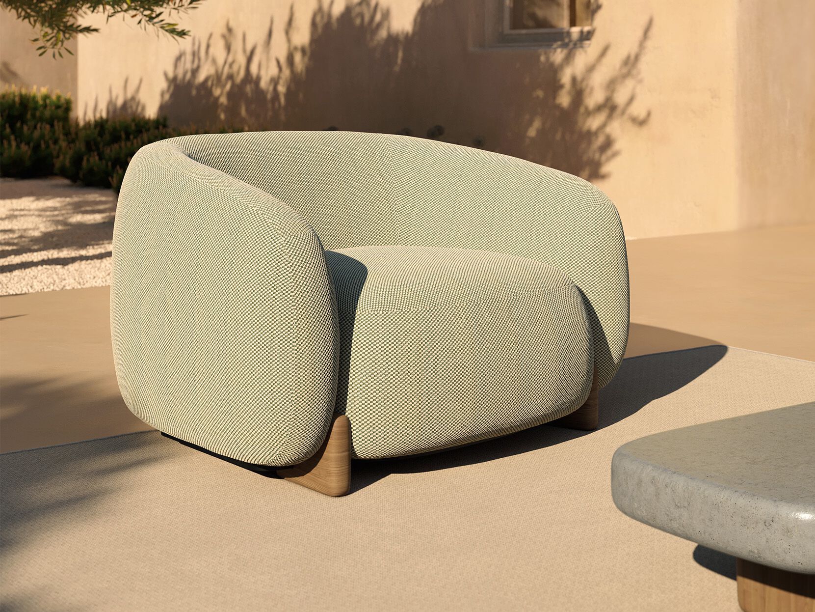 Тканевое садовое кресло Vondom Milos ARCH-00038848 - Вид №3