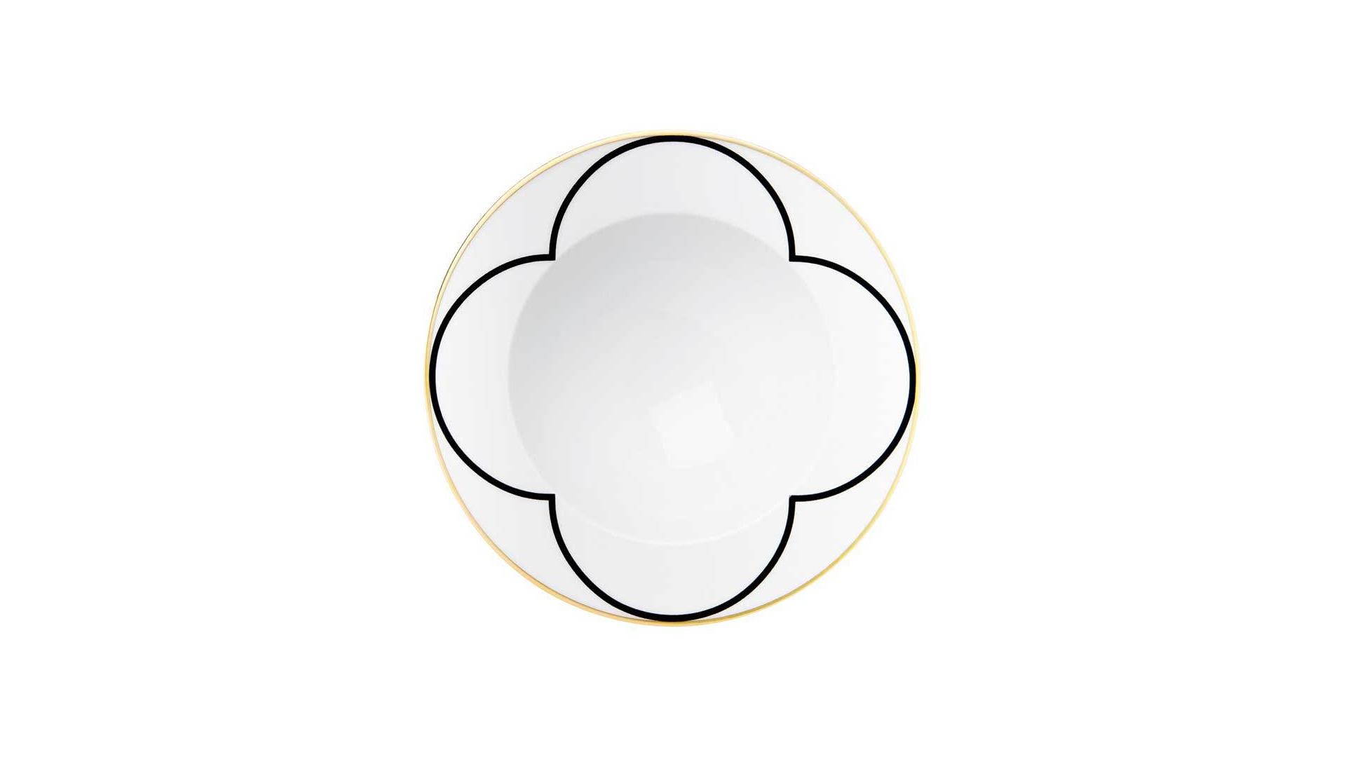 10645942 Sieger by Furstenberg Набор из 6 тарелок для пасты глубоких Sieger by Furstenberg "Мой фарфор! Золотой дворец" 23см Фарфор  - Вид №1