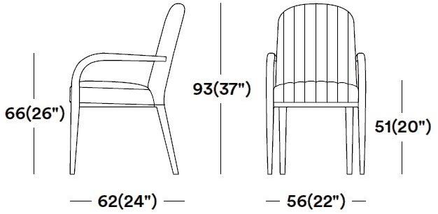 Tirolo Мягкое кожаное кресло с подлокотниками Parigi 038 sb - Вид №4