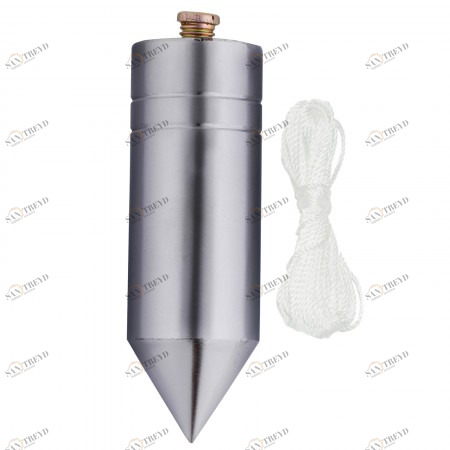 Отвес цилиндрический 600 гр шнур 5 метр Matrix 12643