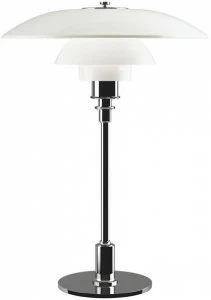 Louis Poulsen Настольная лампа из опалового стекла Ph