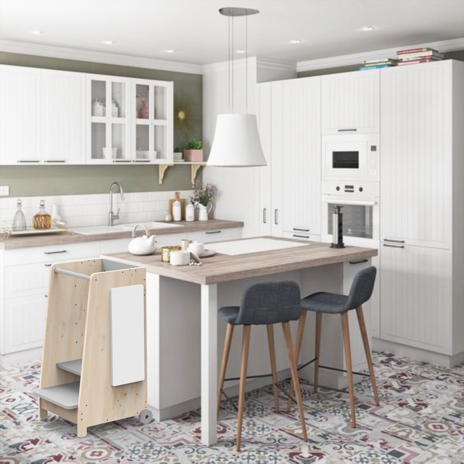 Регулируемая высота деревянный стул Mathy by Bols ASYMETRY ARCH-00149104 - Вид №14