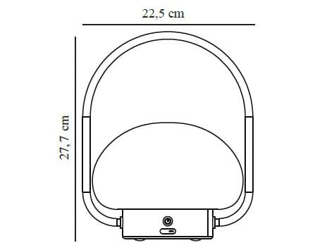 Пластиковый и металлический светодиодный торшер Nordlux губка ARCH-00016967 - Вид №1