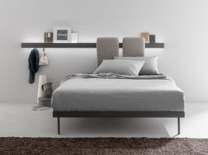 Двуспальная кровать со встроенным освещением