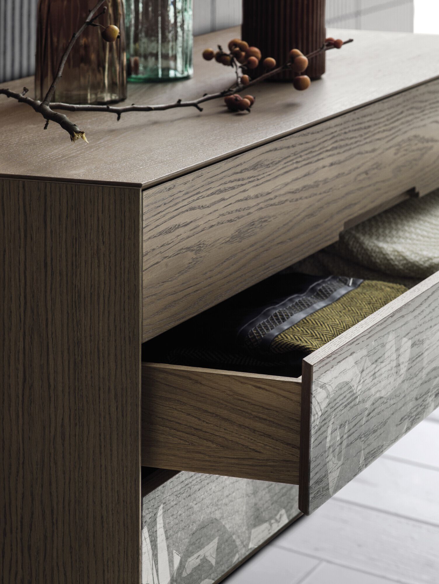 Деревянный шкаф с ящиками Devina Nais ARCH-00153145 - Вид №1