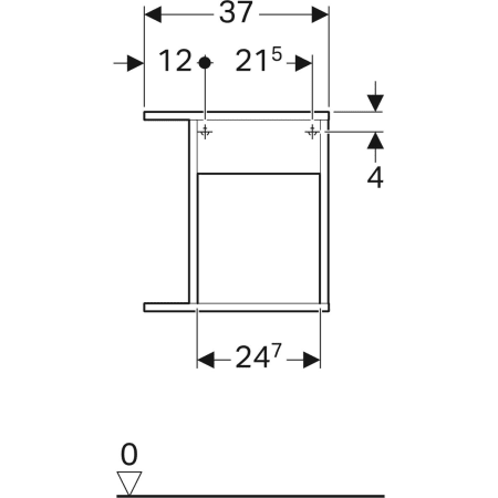 840239000 Шкафчик Geberit iCon с многофункциональным ящиком Geberit  - Вид №10