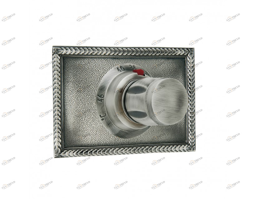 046290.0B0.00 Комплект отделки с ручкой для термостатической системы Золото 24К Mestre 