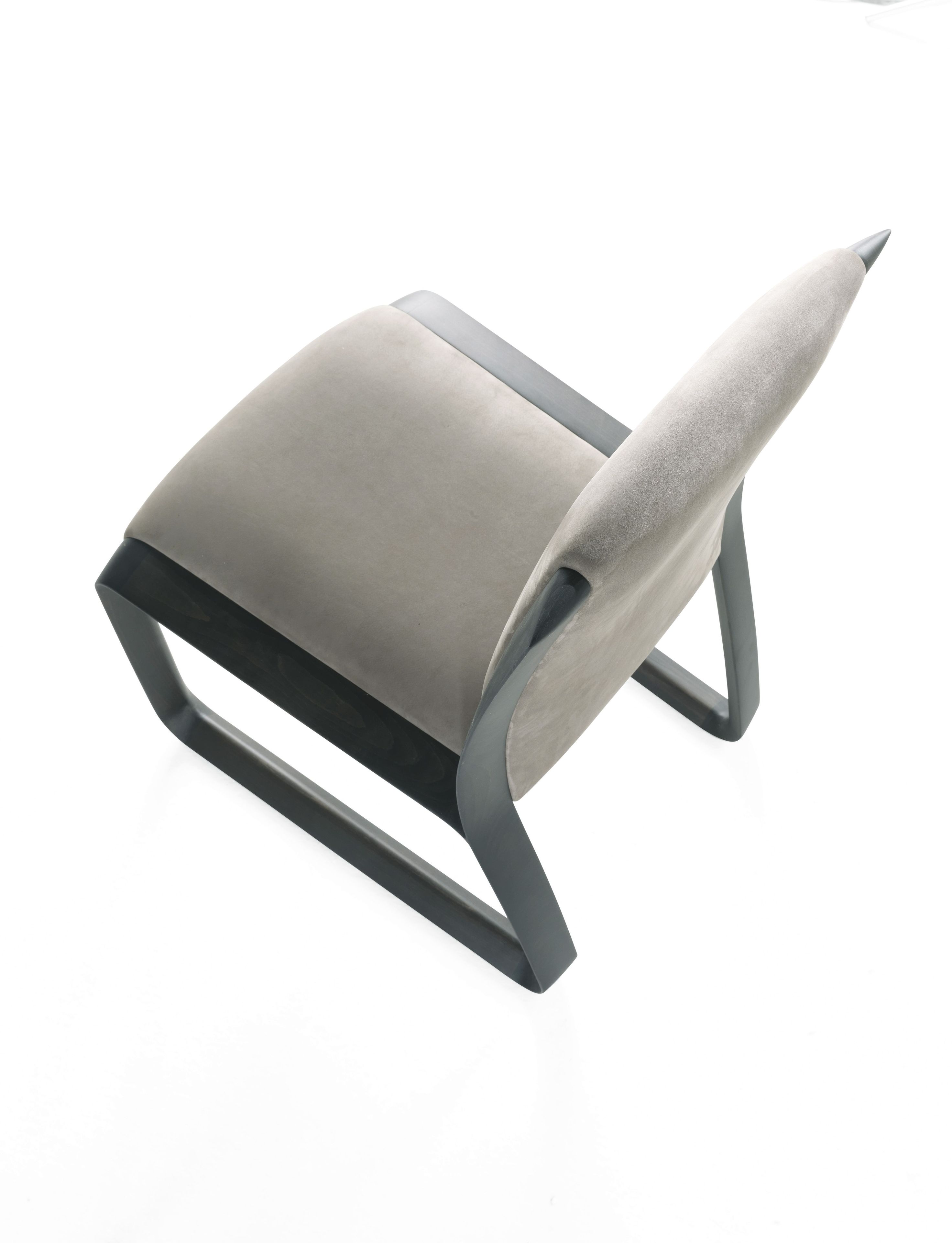 Мягкий стул из нубука Gianfranco Ferré Home Винвуд ARCH-00029833 - Вид №3