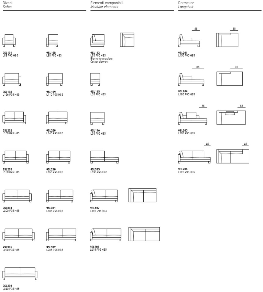 Marelli 2-х местный кожаный диван sun-id-1437413 - Вид №4
