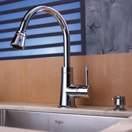 KHU101-23-KPF2220SN-KSD33BN Накладная раковина на столешницу  прямоугольная Krausru  - Вид №6