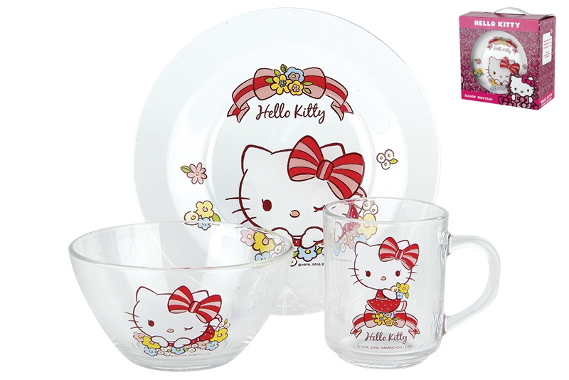 Кружка Hello Kitty КОРАЛЛ HELLO KITTY 029585 Прозрачный  - Вид №1