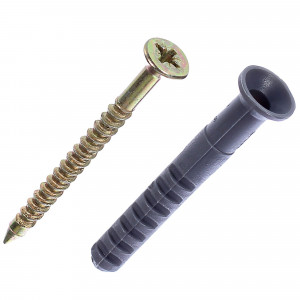 81944646 Дюбель-гвоздь потайной 8x60 мм, полипропилен, 10 шт.