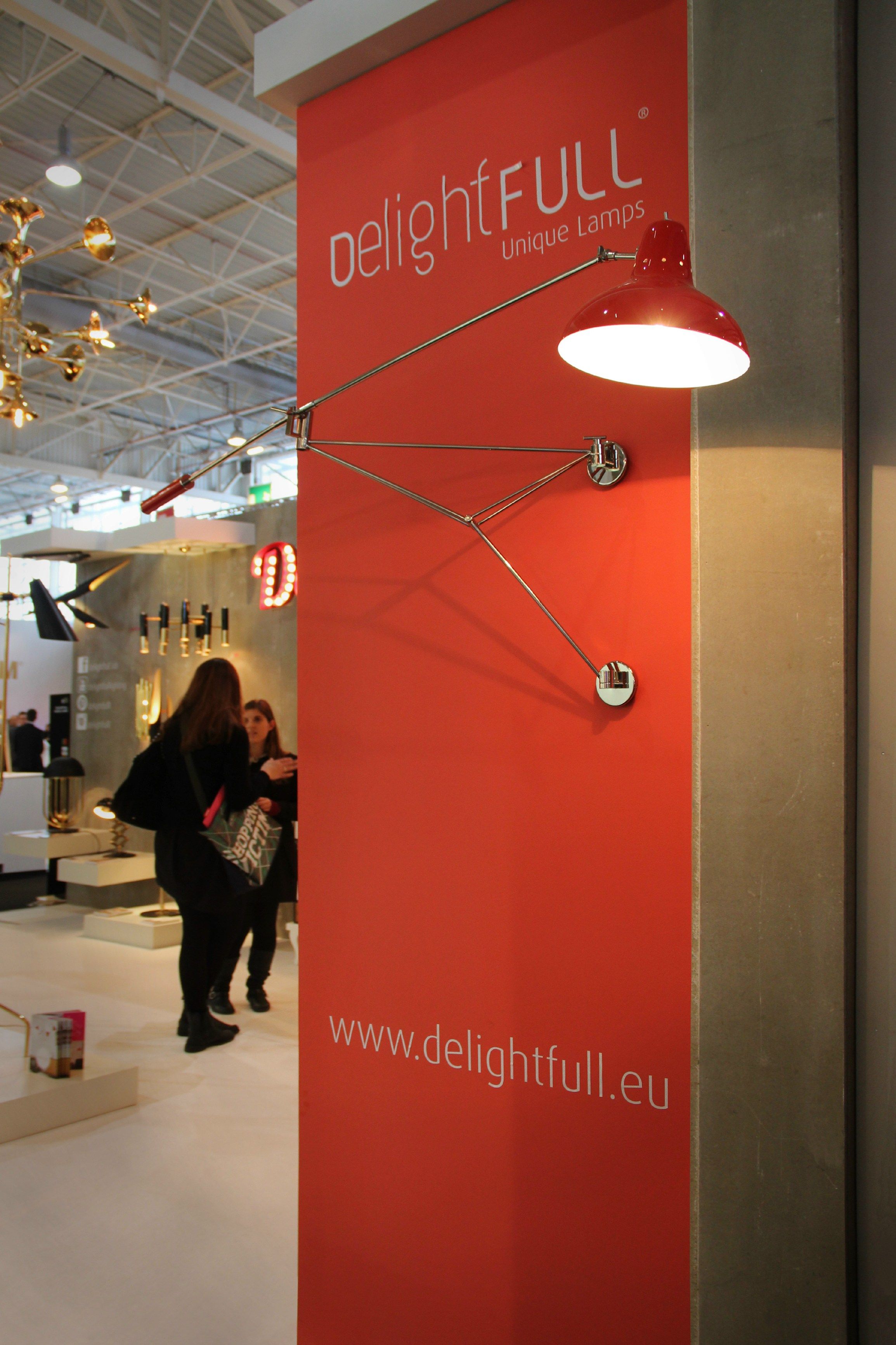 Регулируемая хромированная металлическая настенная лампа Delightfull ARCH-00063061 - Вид №4