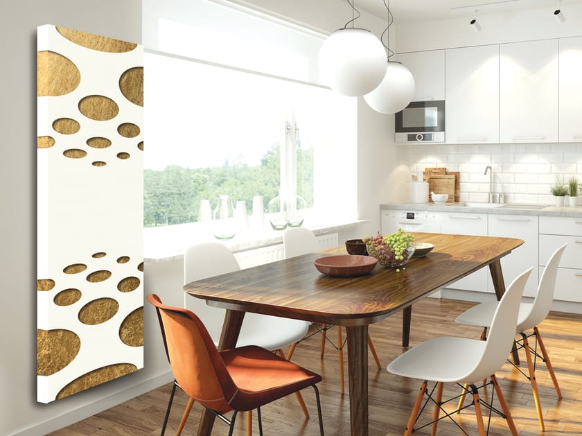 Алюминиевый полотенцесушитель Termo Design двойная пластина-сусальное золото ARCH-00074858