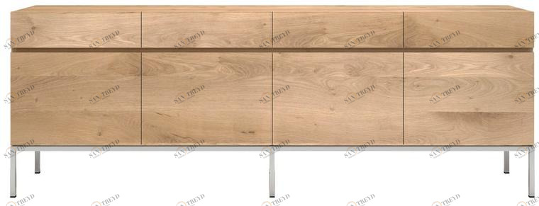 Ethnicraft Комод из массива дуба с дверцами и ящиками Oak ligna 50951