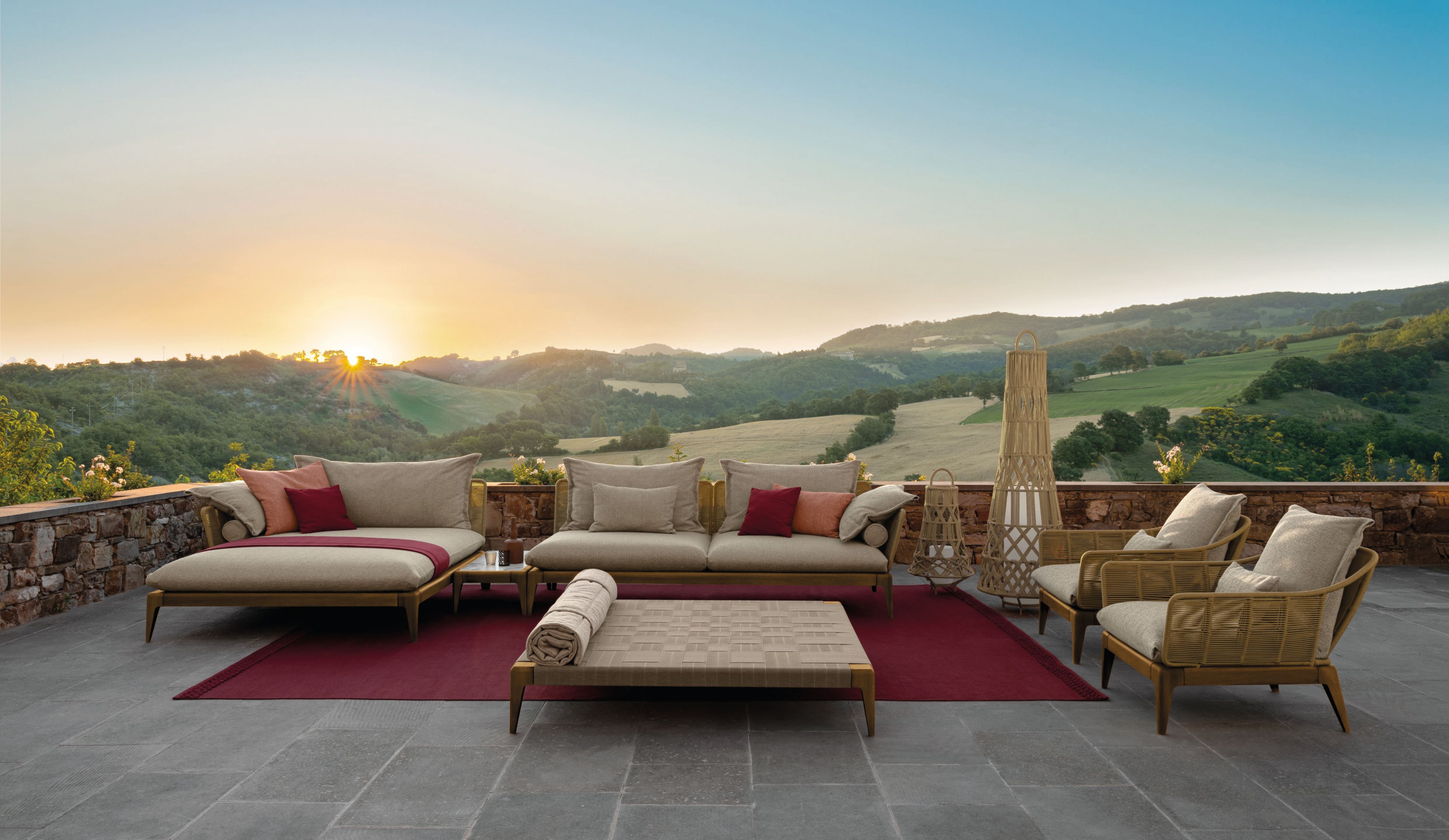 Журнальный столик из керамогранита Talenti Круизный тик ARCH-00062551 - Вид №3