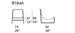 Садовое кресло из синтетического волокна Paola Lenti гамак ARCH-00068972 - Вид №5