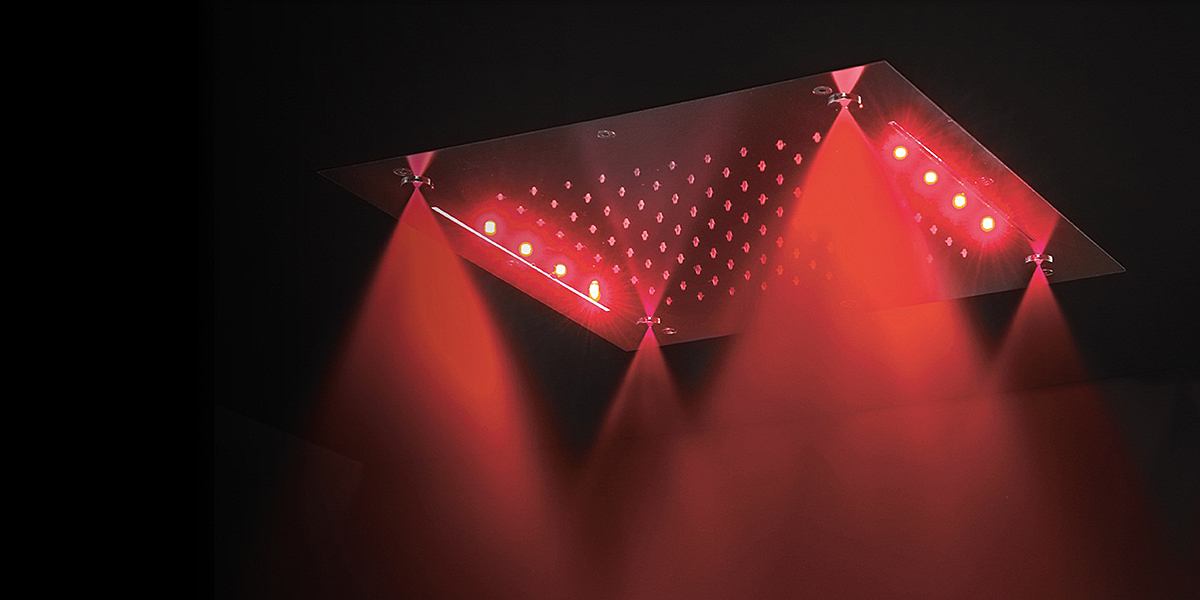 RADOMONTE Тропический душ с хромотерапией 43х43 см PIA3 S WELLNESS Wellness Radomonte PIA3S - Вид №2