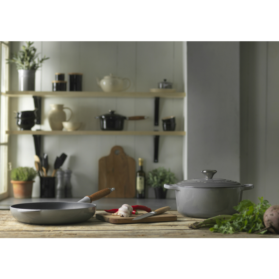 Нож Сантоку Le Creuset, сталь, дерево, 18 см 98000218000200 - Вид №2