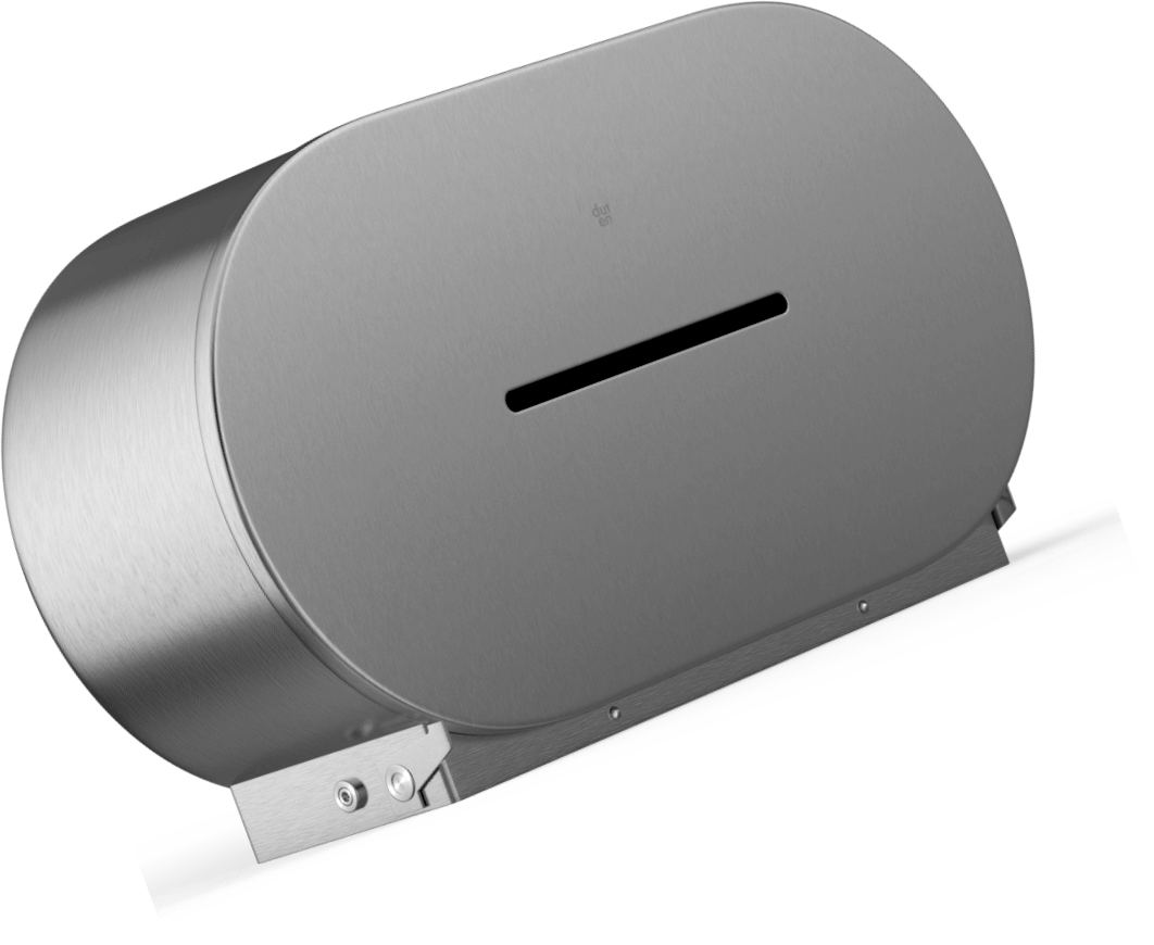 H150-S Диспенсер для туалетной бумаги из нержавеющей стали с двумя отделениями