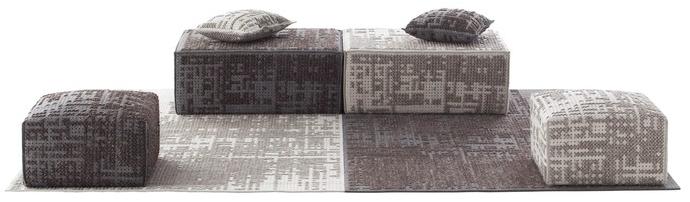 GAN Прямоугольная подушка из шерсти Canevas sun-id-1412176 - Вид №1