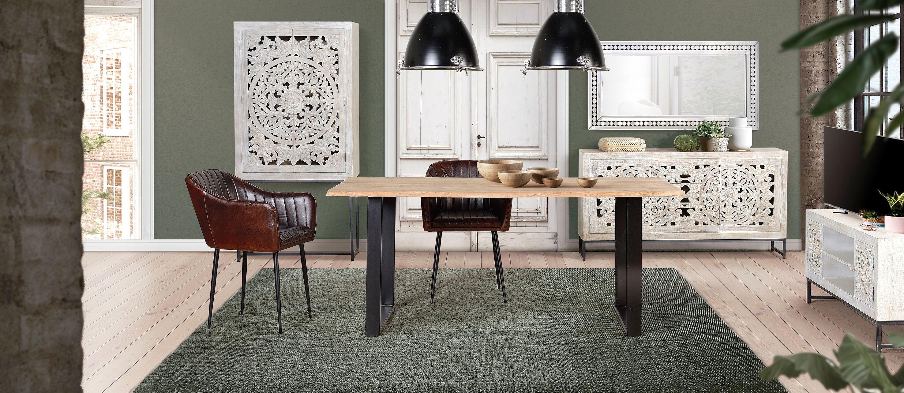 Манго Madia с распашными дверями Giner y Colomer Миконос ARCH-00080905 - Вид №5