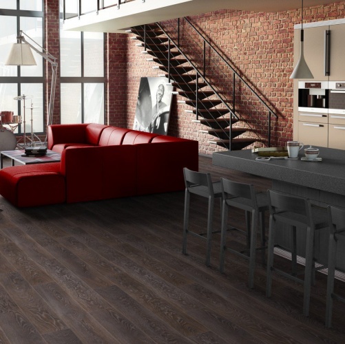 Ламинат Tarkett Дуб Селект темно-коричневый 3000100106 - Вид №1